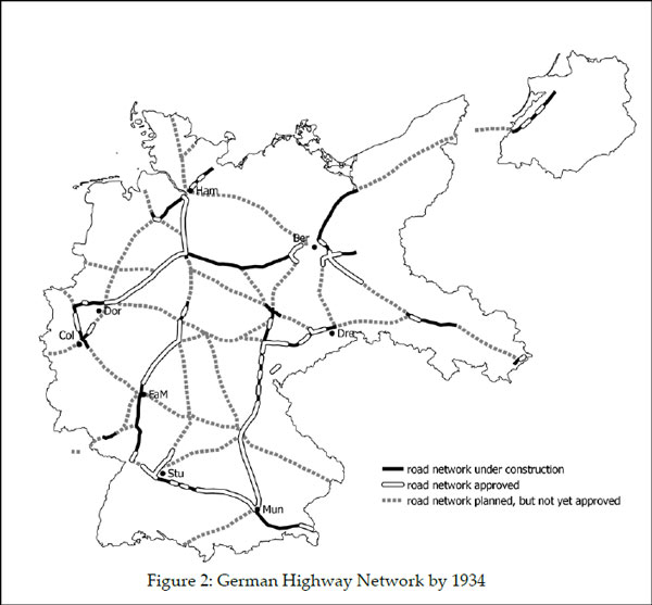 Το-δίκτυο-των-εθνικών-οδών-το-1934